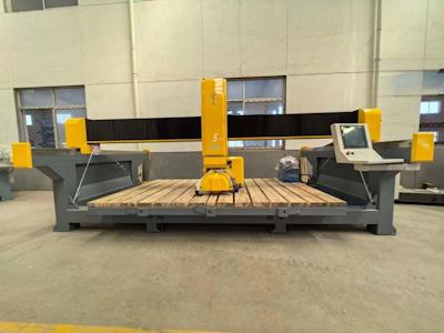 Пятиосевая Мостовая Пила Cnc Для Резки Камня Для Мраморной Гранитной Кварцевой Кухонной Столешницы